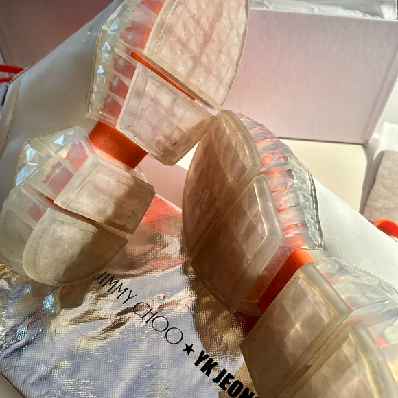 JIMMY CHOO YK Diamond Edition Patent Sneaker - Picture 2 of 5